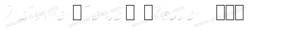 Draftsman Casual F Regular字体转换